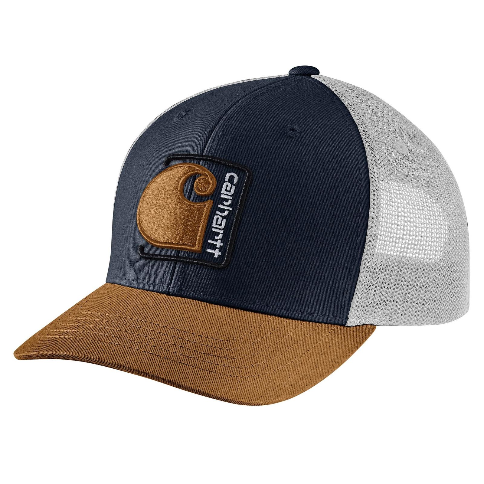 Carhartt メンズ 106742 キャンバス メッシュバック C パッチキャップ ネイビー One Size ネイビー Free Size