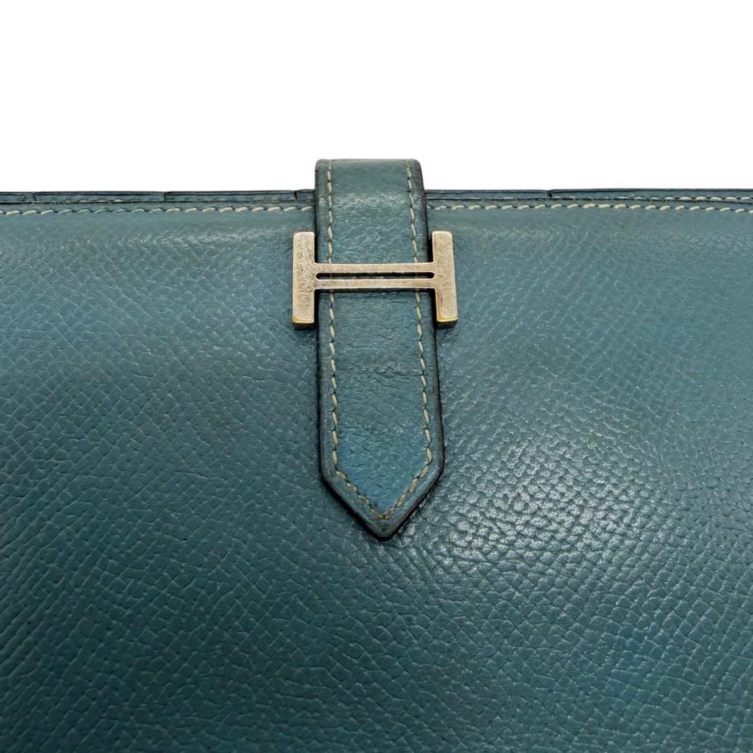  エルメス ベアン 二つ折り長財布 HERMES 長財布 小物