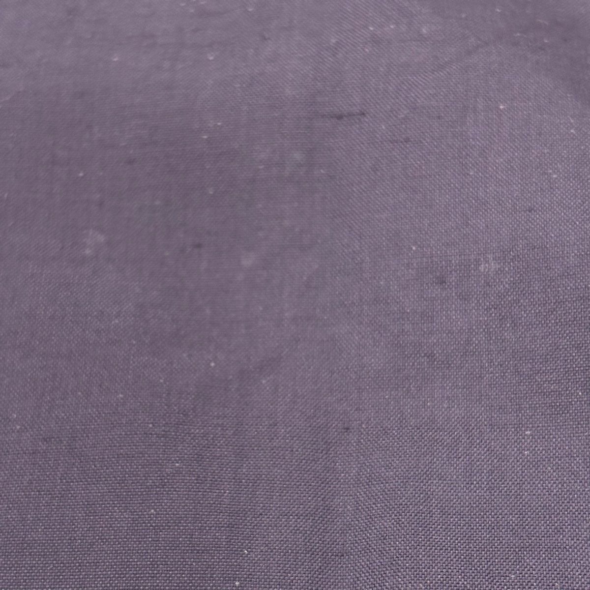  道行 身丈102 cm 裄丈69 L 和装コート 千代田衿 紬地 草花 刺繍 紫 正絹 秀品 羽織 着物 浴衣