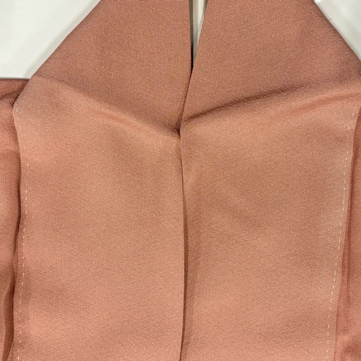  色留袖 身丈158 5 cm 裄丈63 S 袷 雪輪 几帳 刺繍 ぼかし ピンクベージュ 正絹 秀品 一つ紋 色留袖 着物