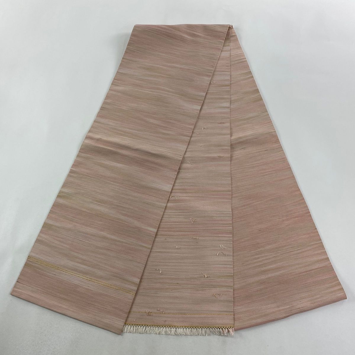 ピンクベージュ 正絹