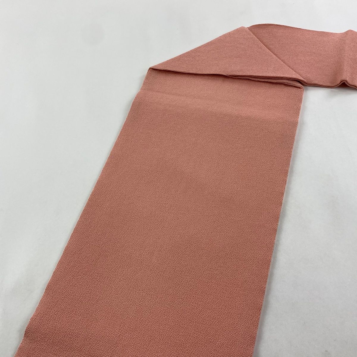  名古屋帯 秀品 ねじ梅 草花 縮緬 ピンク 正絹 名古屋帯 帯