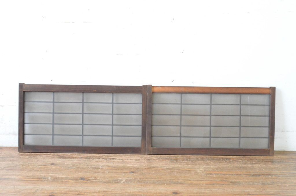 ガラス窓2枚セット