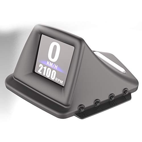 HUD ヘッドアップディスプレイ OBD2 GPS 両方同時対応 タコメーター 日本語説明書 視野性第一 車載スピードメーター 光センサー 自動調整 走行距離 水温 電圧 燃料消費など17機能 ef341d60
