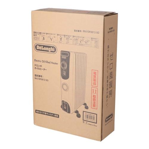 DeLonghi デロンギ オイルヒーター RHJ10F0812-SG 約幅245×奥行420×高さ640 58a22138