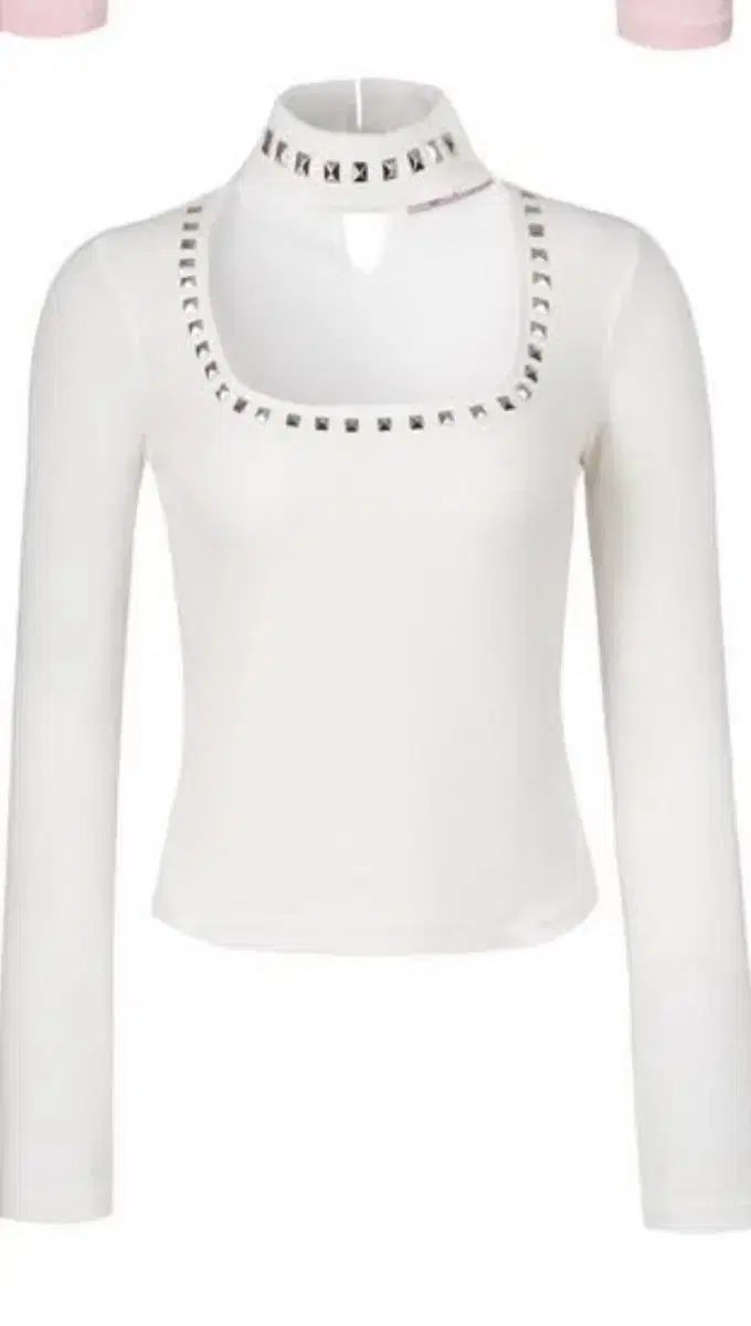 Babymetalclub スタッズ チョーカー Tシャツ 白