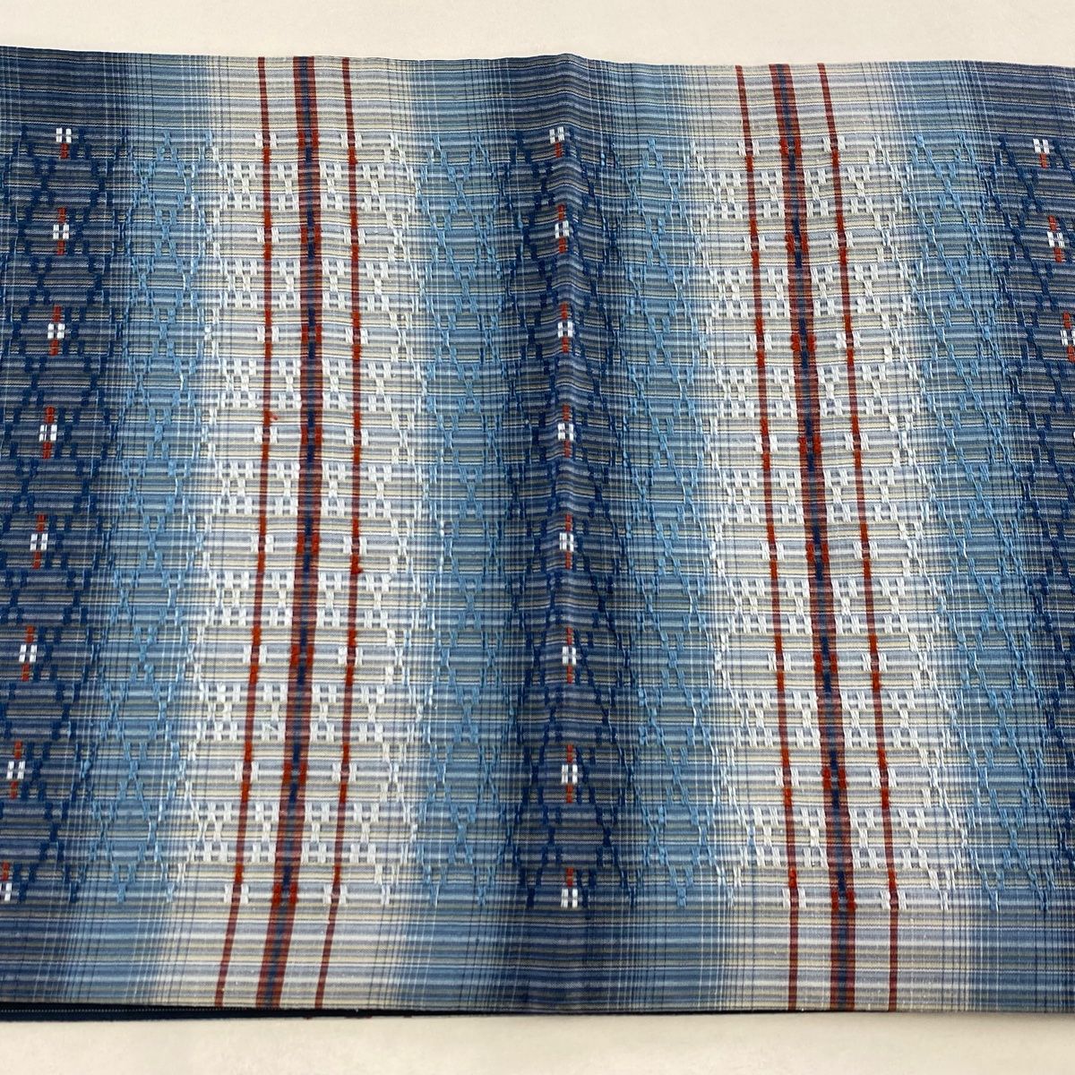 幾何学模様 青灰色