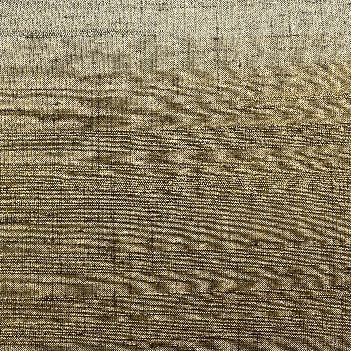 袋帯 桝屋高尾 落款 段ぼかし 金銀糸 金色 全通 正絹