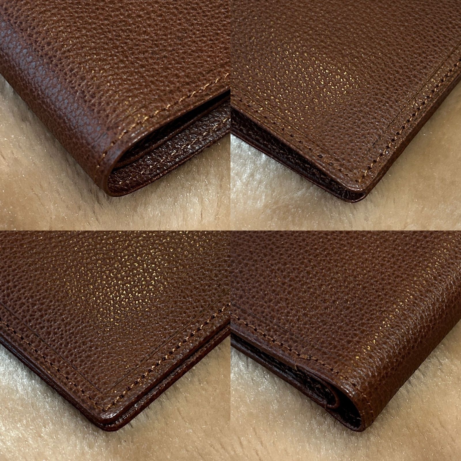 バーバリー二つ折り財布コンパクトウォレットさいふサイフ札入れメンズレディースユニセックス男女兼用男性用紳士女性用婦人ブラウン茶