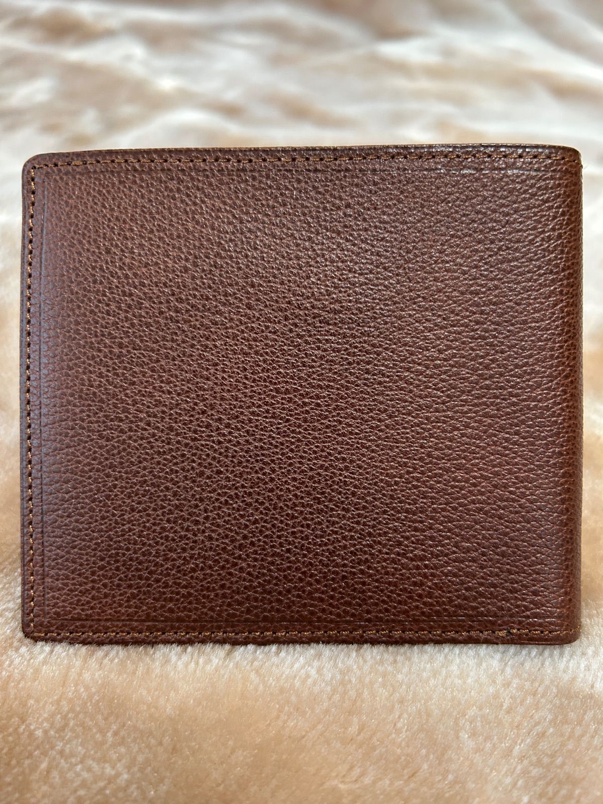 バーバリー二つ折り財布コンパクトウォレットさいふサイフ札入れメンズレディースユニセックス男女兼用男性用紳士女性用婦人ブラウン茶