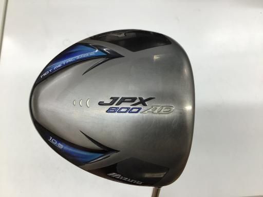 【新品，本物保証】 【中古】 ミズノ JPX 800 AD 10.5° ドライバー DR JPX MD-100 スーパーライト (フレックスSR) メンズ 男性用 右利き 右用 Cランク ゴルフクラブ ドライバー