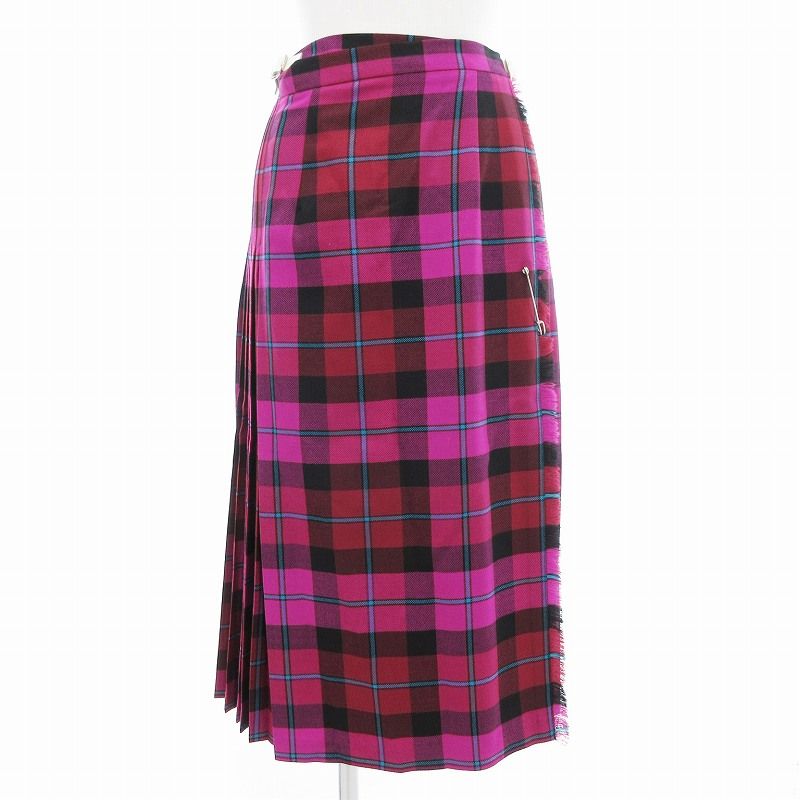 ANDMARY】Coco check pleats skirt アンドマリー coco check pleats