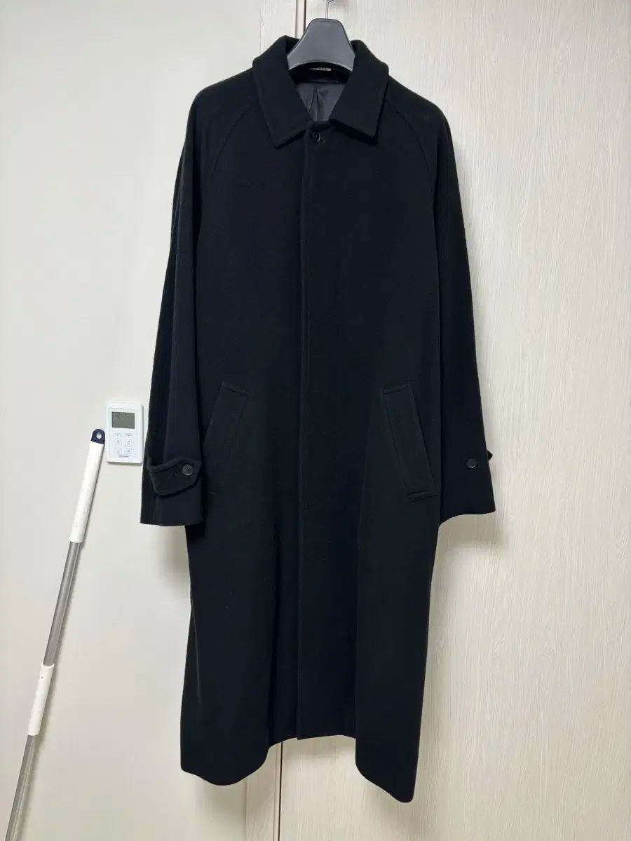 AURALEE カシミア ウール モールスキン Tシャツ コート ブラック 5size 23AW