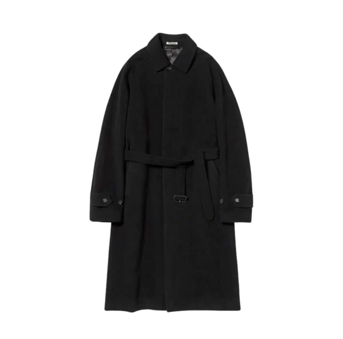 AURALEE カシミア ウール モールスキン Tシャツ コート ブラック 5size 23AW