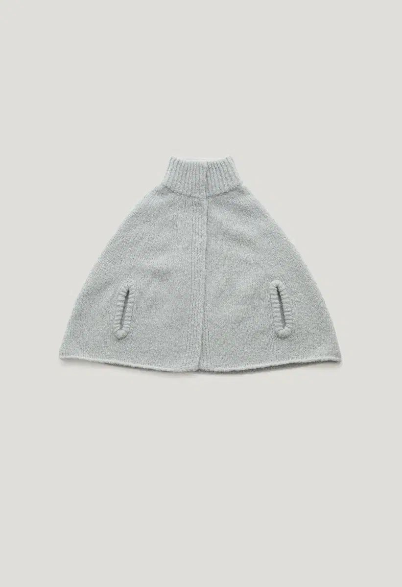 パルベン サンタ ウール ケープ アイスブルー