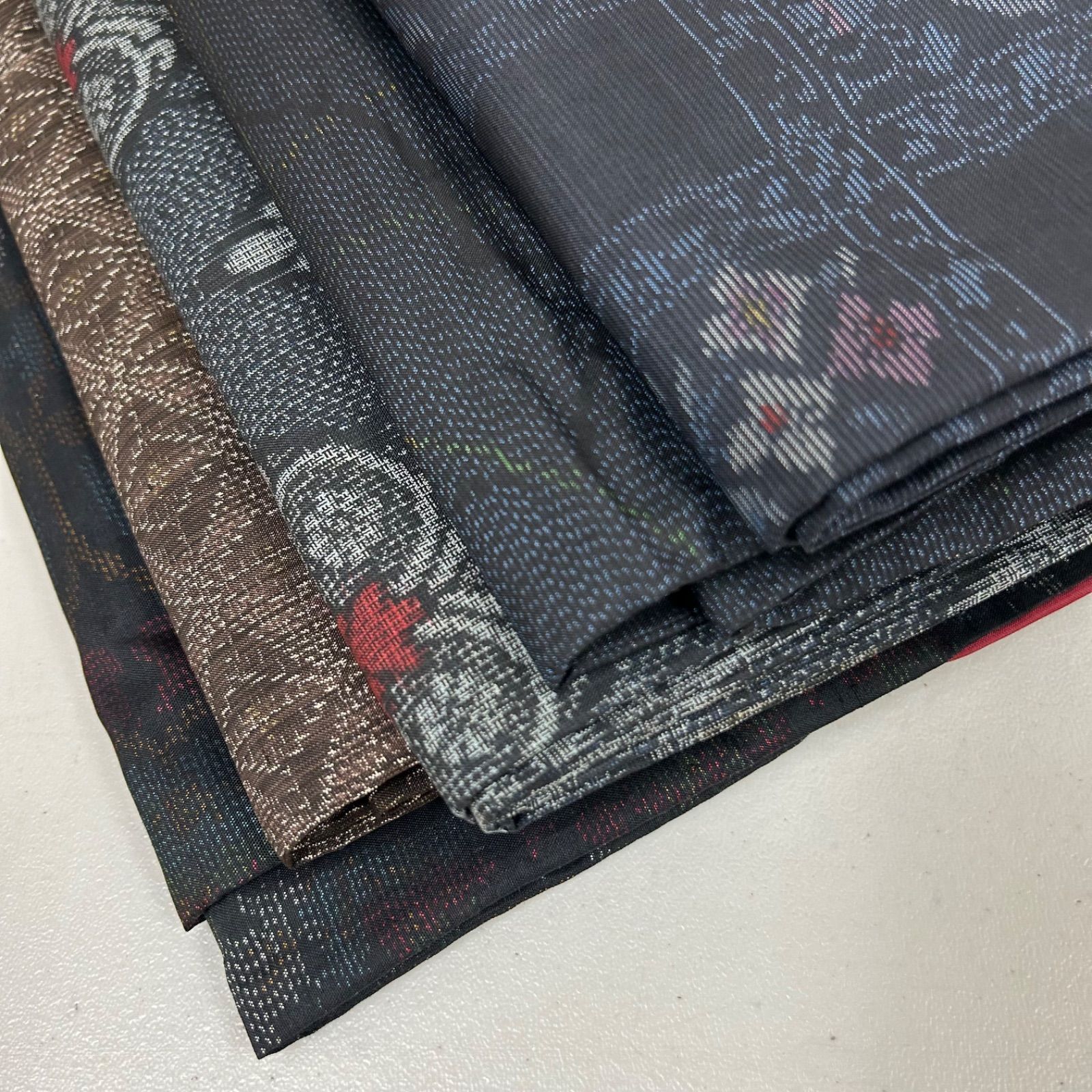 大島紬 着物 正絹 5着 着物まとめ売り リメイク材料 m-499 - メルカリ