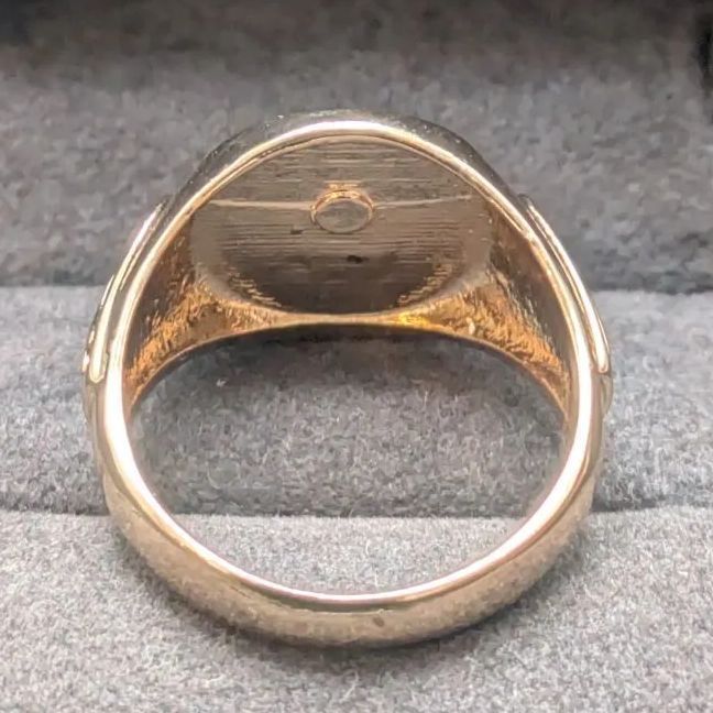  フリーメイソンリング ラウンド 1849 1910 ゴールドメッキ GP リング 指輪 アクセサリー