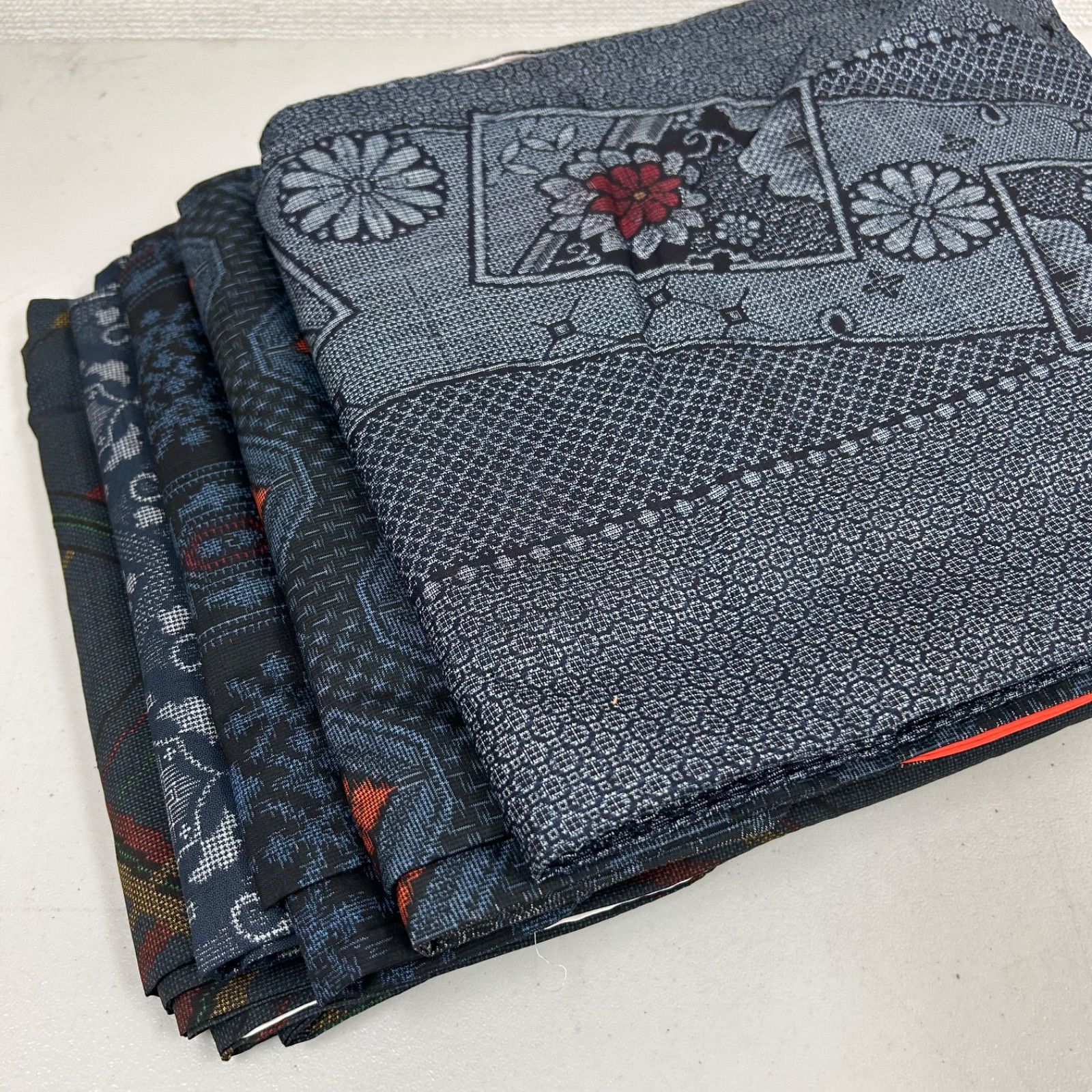 大島紬 着物 正絹 5着 着物まとめ売り リメイク材料 m-503 - メルカリ