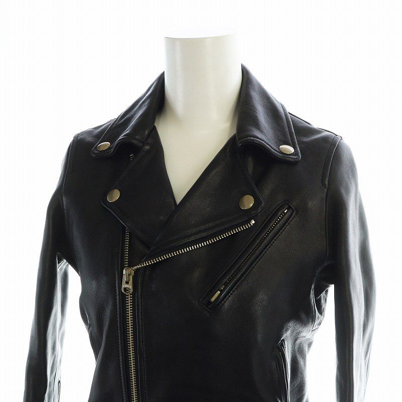 極美品　ビューティフルピープル　ライダースジャケット　ダブル　ラムレザー　黒　M 極美品 ビューティフルピープル ダブルライダースジャケット 羊革 150