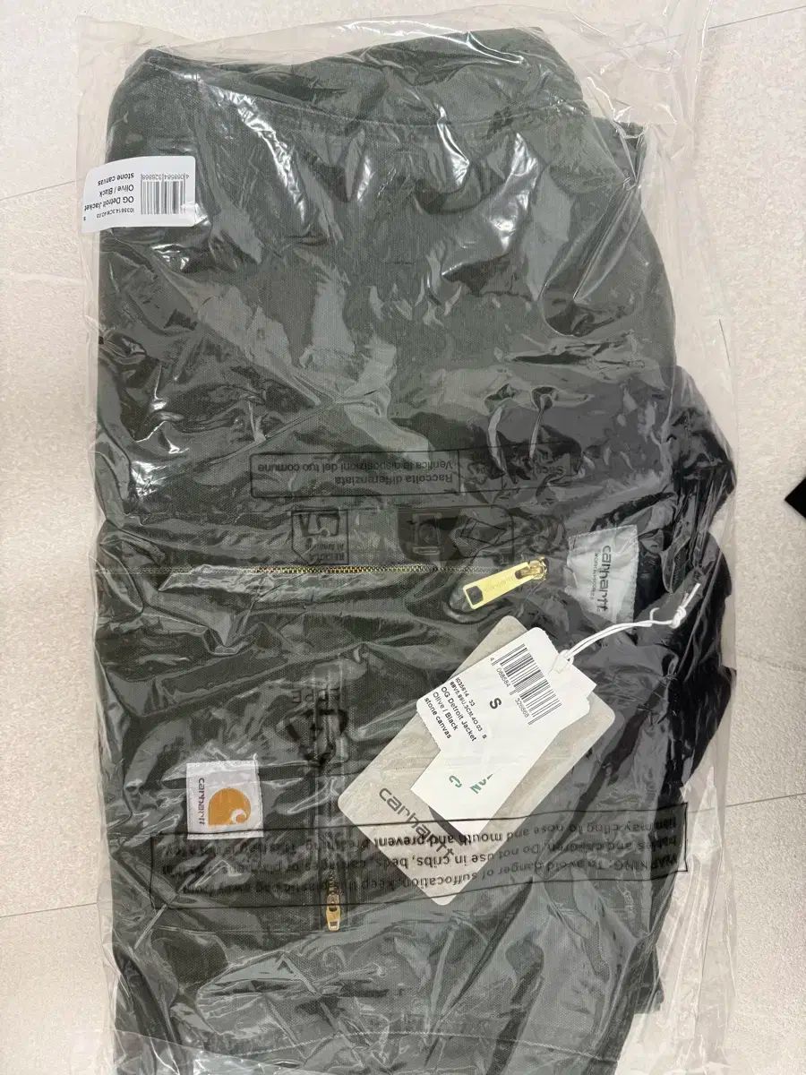 カーハート WIP OG デトロイト ジャケット オリーブ ブラック Sサイズ