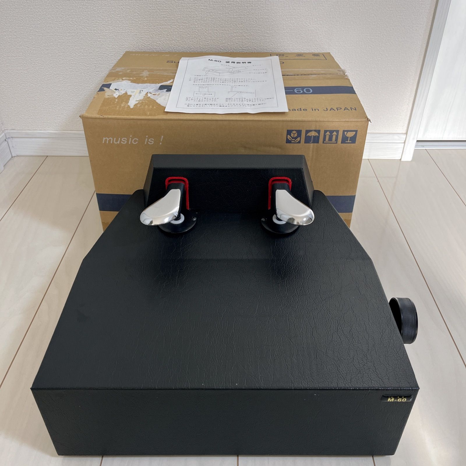 ピアノ補助ペダル m 60 ムツミ 山一木研 イトーシン