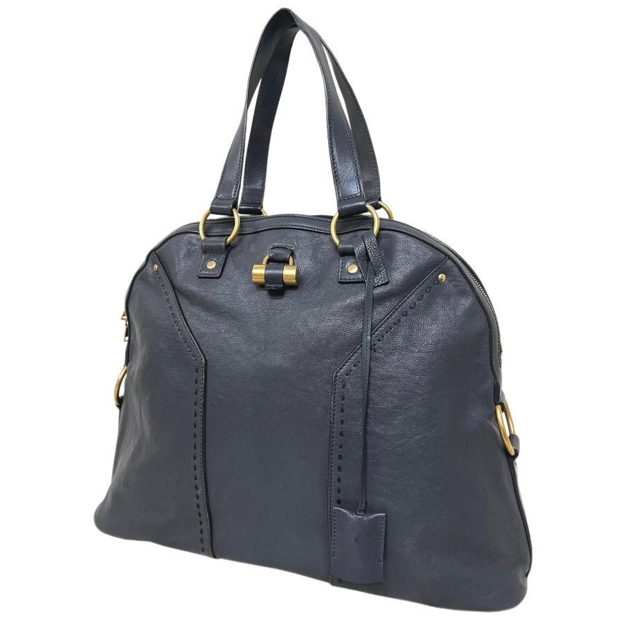 ✨レア極美品✨イヴサンローラン　Yライン　ヴィンテージボストンバッグ　レザー YVES SAINT LAURENT イヴサンローラン バッグ ミューズ ボストン