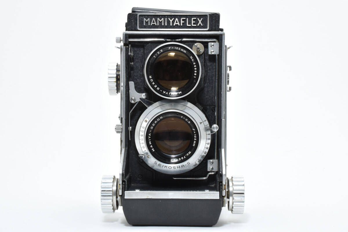 MAMIYA マミヤ MAMIYAFLEX SEKOR 105mm F3.5 二眼レフカメラ 3685W26 021