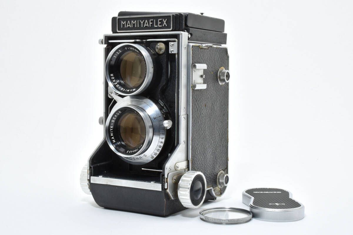 MAMIYA マミヤ MAMIYAFLEX SEKOR 105mm F3.5 二眼レフカメラ 3685W26 021