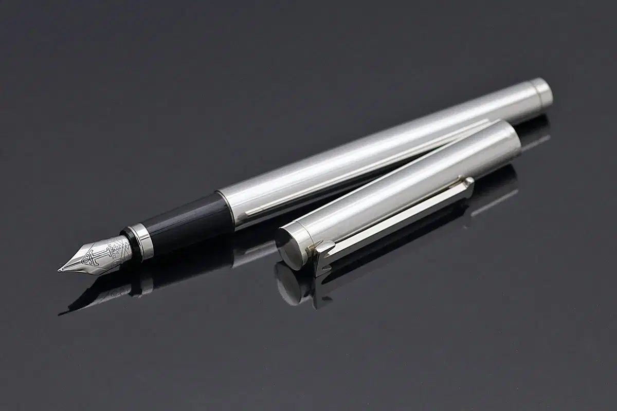 ティファニー 万年筆 スターリングシルバー 750ニブ