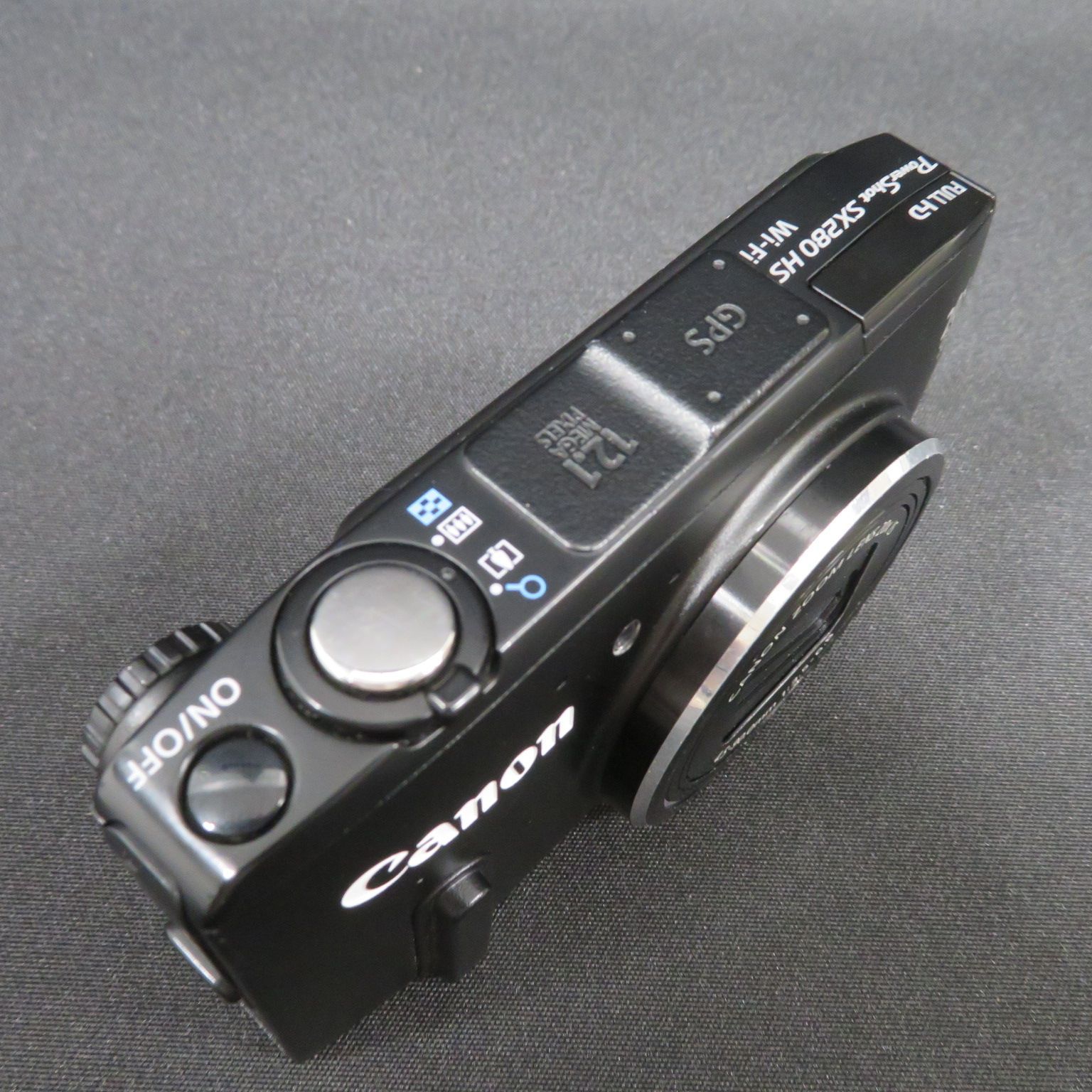 6565☆デジタルカメラ□SX280HS□純正バッテリー(NB-6LH)□充電器(CB