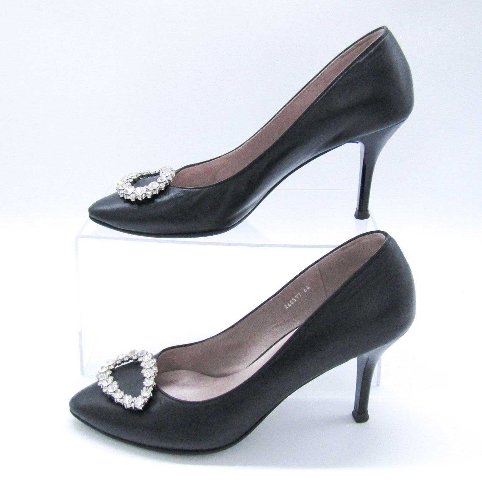 銀座カネマツ パンプス ビジュー ハイヒール シューズ ブランド 靴