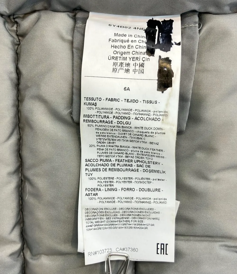 アルマーニジュニア ダウンジャケット キッズ SIZE 6A 118CM ARMANI Jr