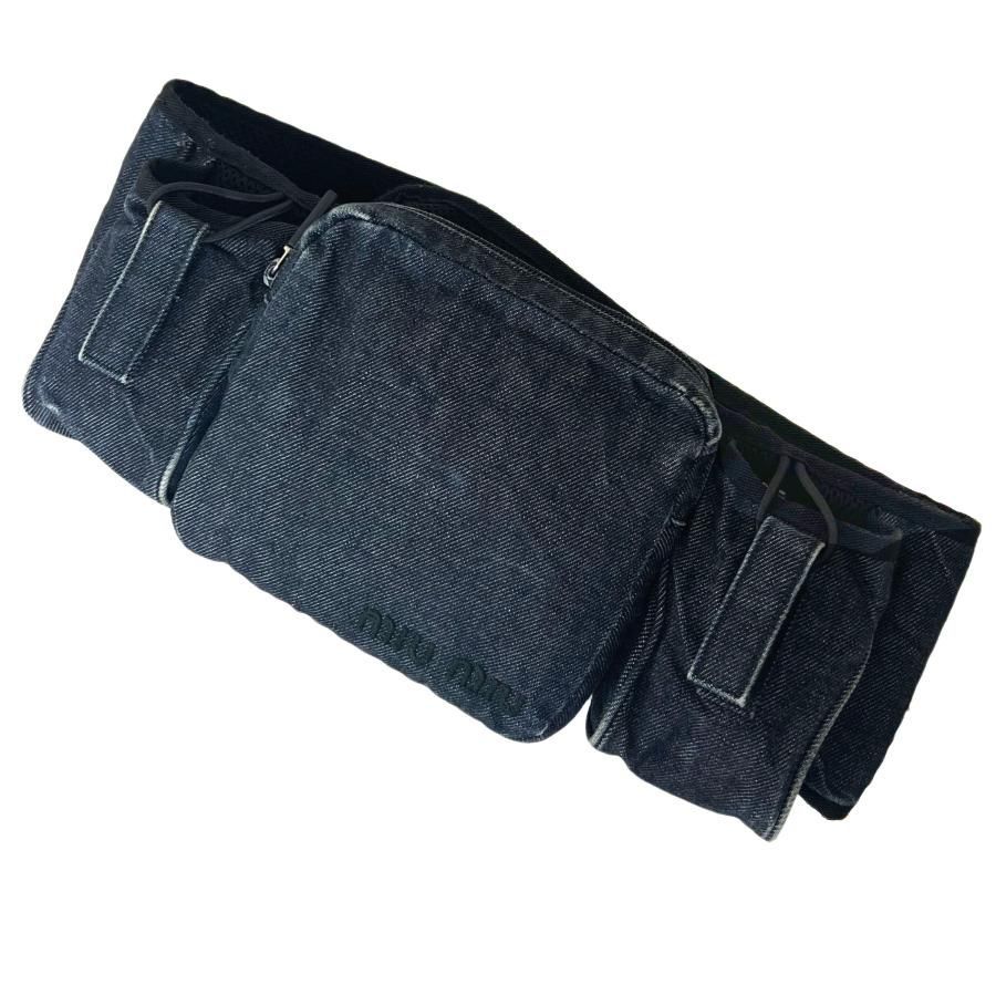 MIU MIU ミュウミュウ バッグ archive アーカイブ 90’s デニム ウエスト ヴィンテージ ボディバッグ