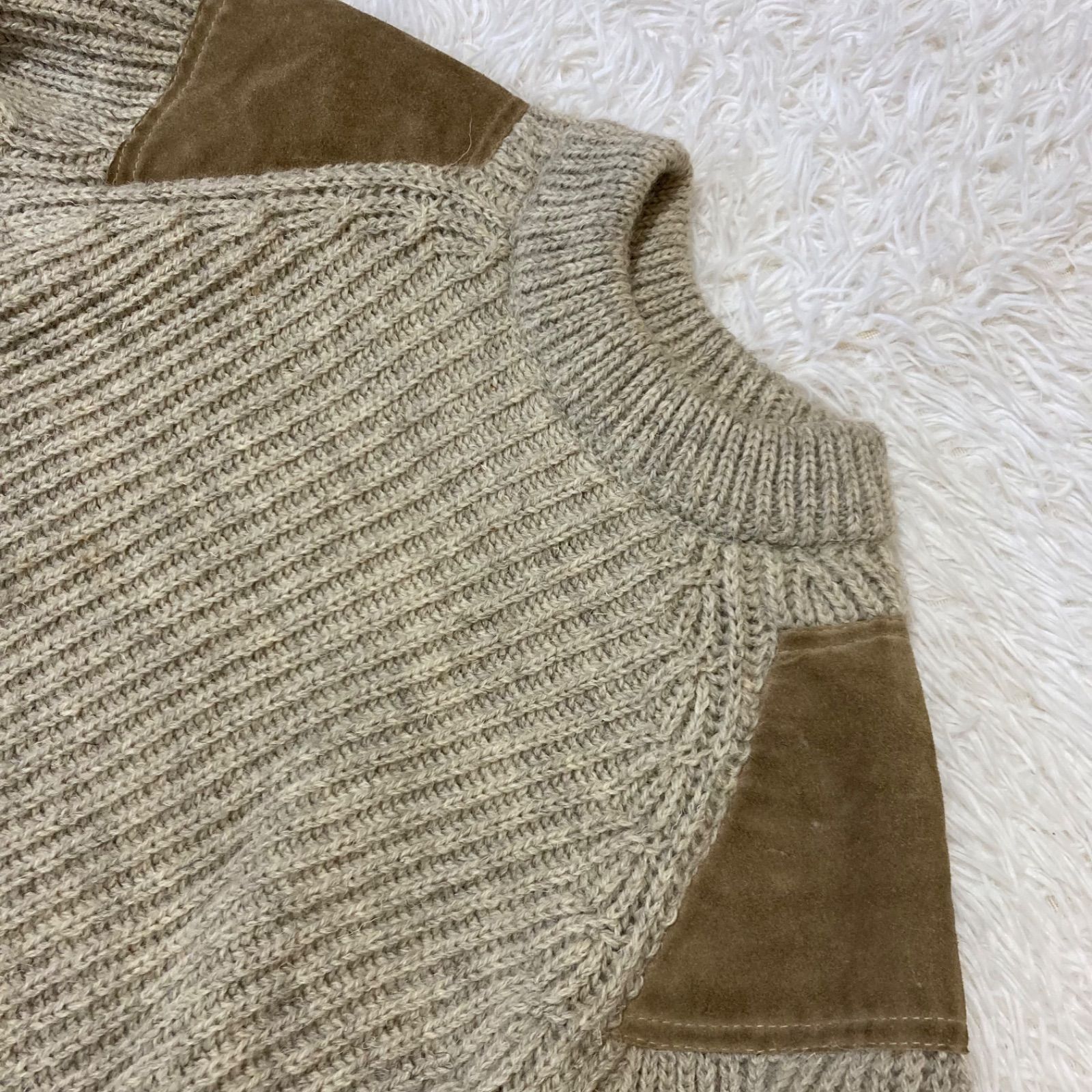 BLACKSHEEP LTD エルボーパッチニットセーター Black sheep エルボー