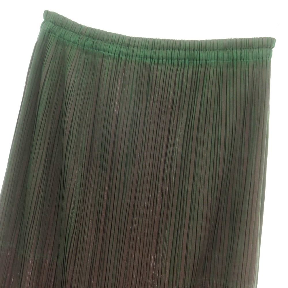 中古】プリーツプリーズ PLEATS PLEASE ポリエステル プリーツ ダブル