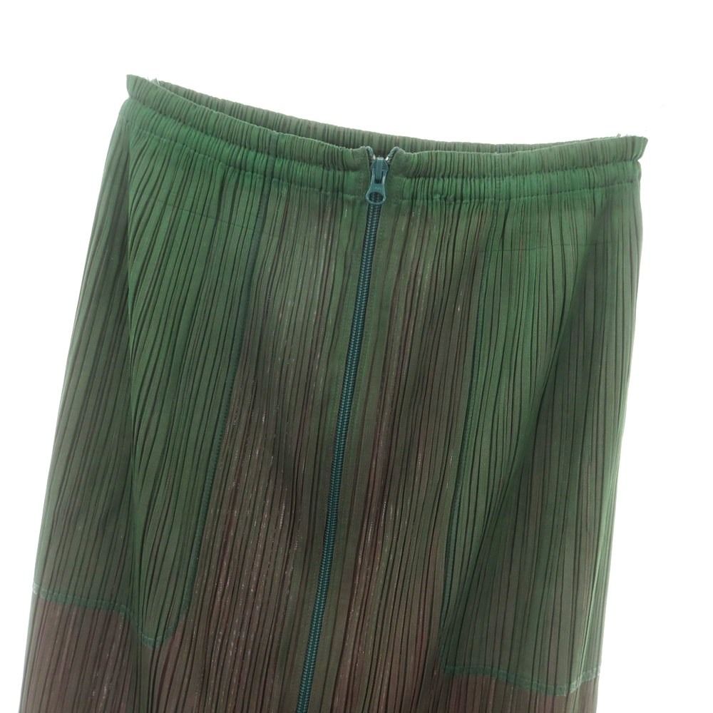 中古】プリーツプリーズ PLEATS PLEASE ポリエステル プリーツ ダブル