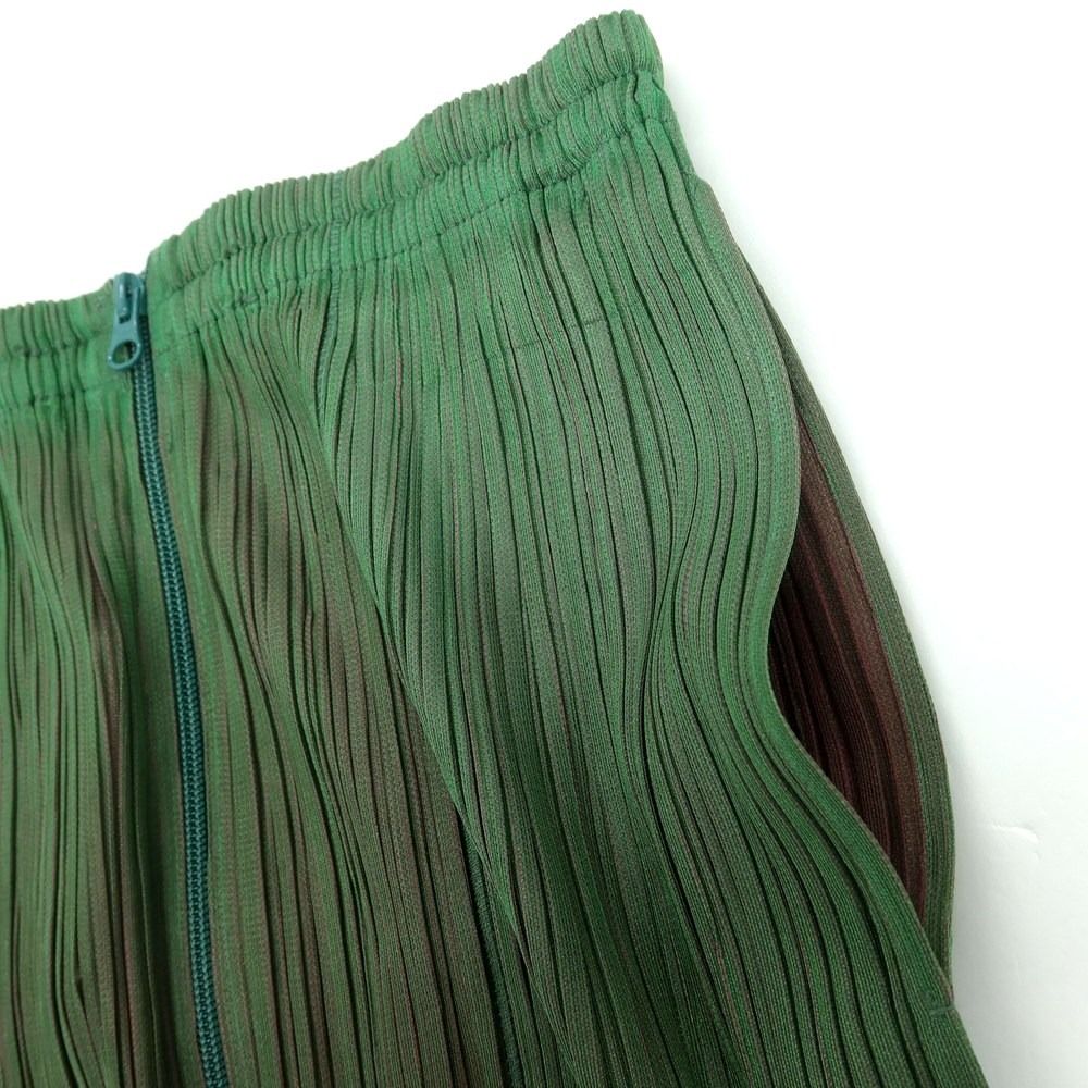 中古】プリーツプリーズ PLEATS PLEASE ポリエステル プリーツ ダブル