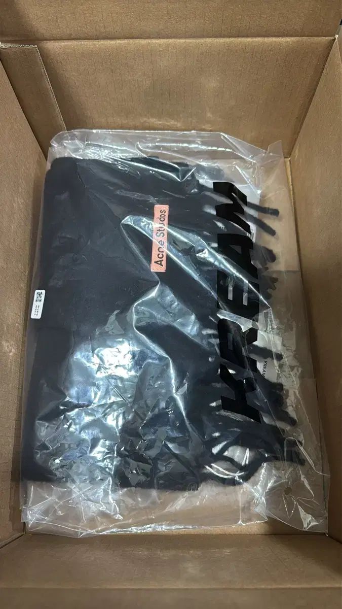 Acne Studios アクネストゥディオズ ウール ブラック スカーフ