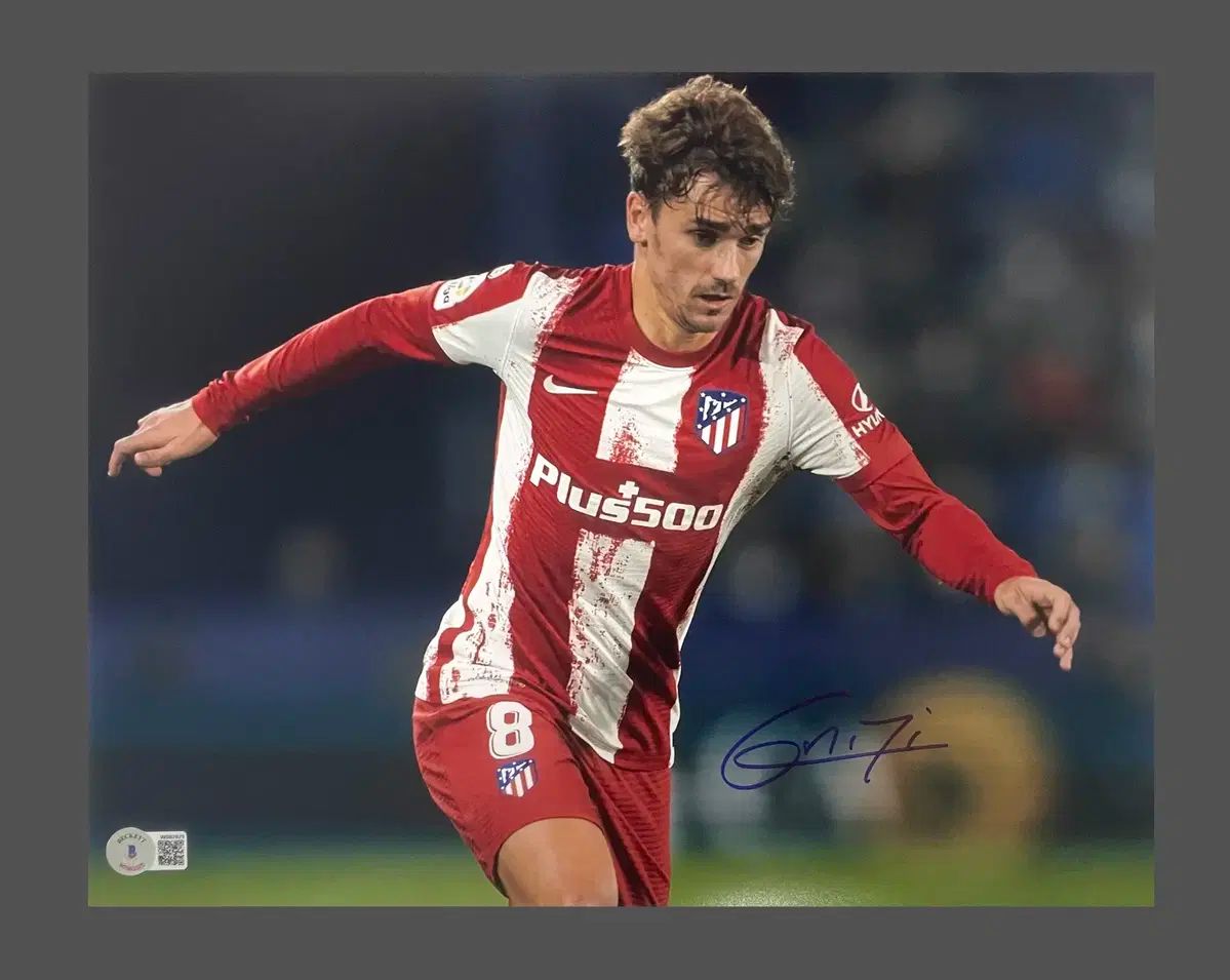 ベケット販売 グリーズマン ベケット サイン入り アトレティコ マドリード 写真 PHOTO