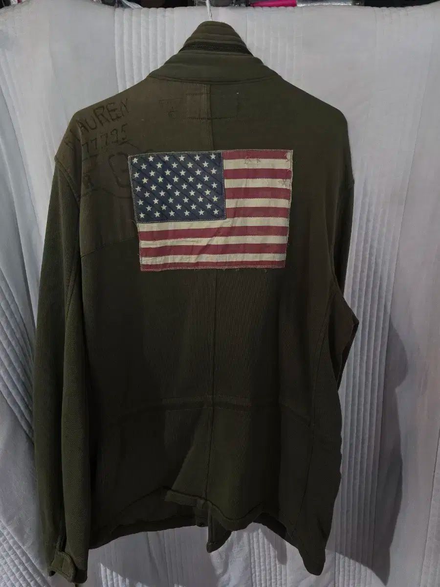 ポロ ラルフローレン デニムアンドサプライ 星条旗 マウンテンパーカー カーキ