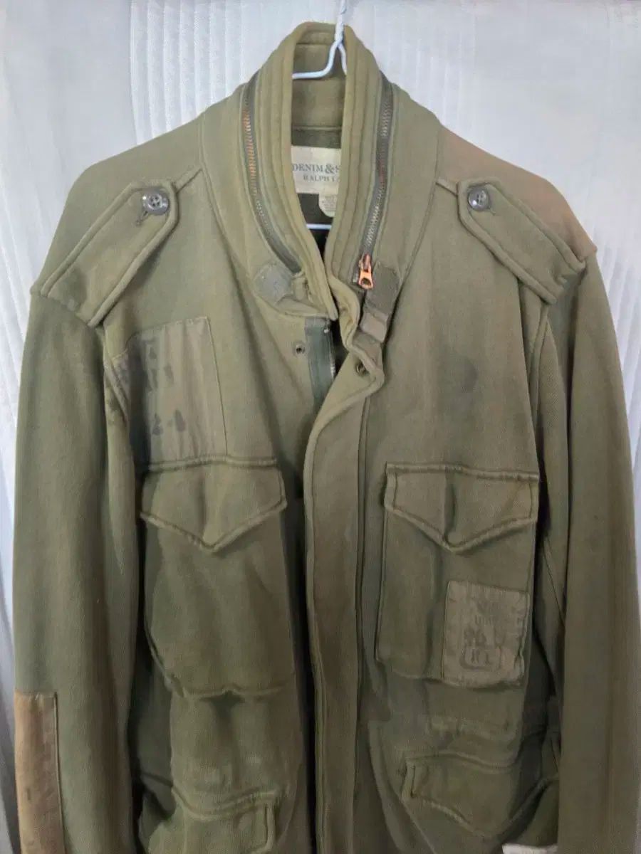 ポロ ラルフローレン デニムアンドサプライ 星条旗 マウンテンパーカー カーキ