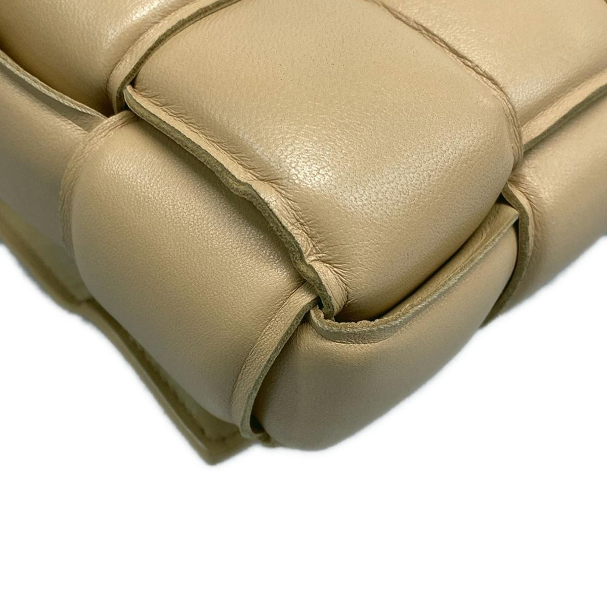 ベージュ ラムスキン