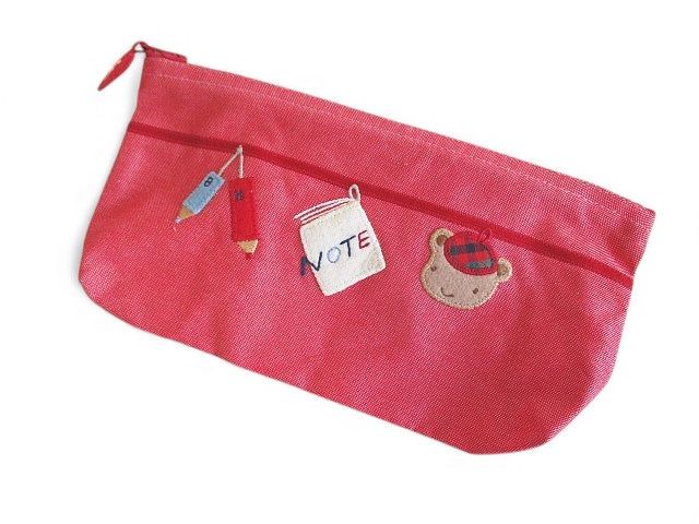 ファミリア パール デニム ポーチ レア familiar ポーチ ファミリア