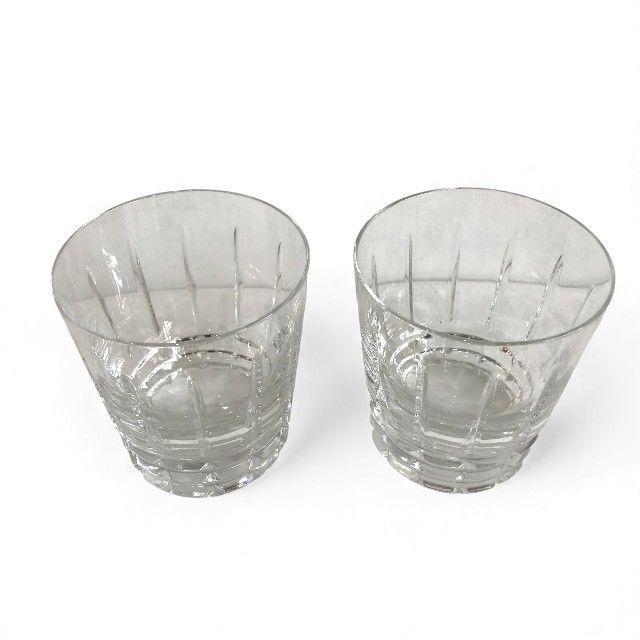 バカラ Baccarat アルルカン タンブラー ペア ロックグラス クリスタル