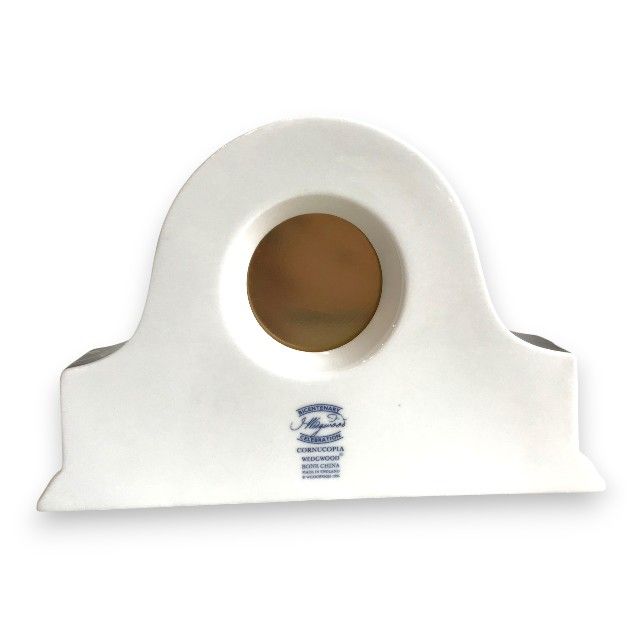 ウェッジウッド WEDGWOOD コーヌコピア マントルクロック 置時計 動作