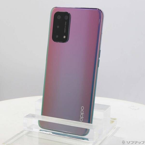 〔中古品〕 OPPO A54 5G 64GB ファンタスティックパープル OPG02 auロック解除SIMフリー【262】