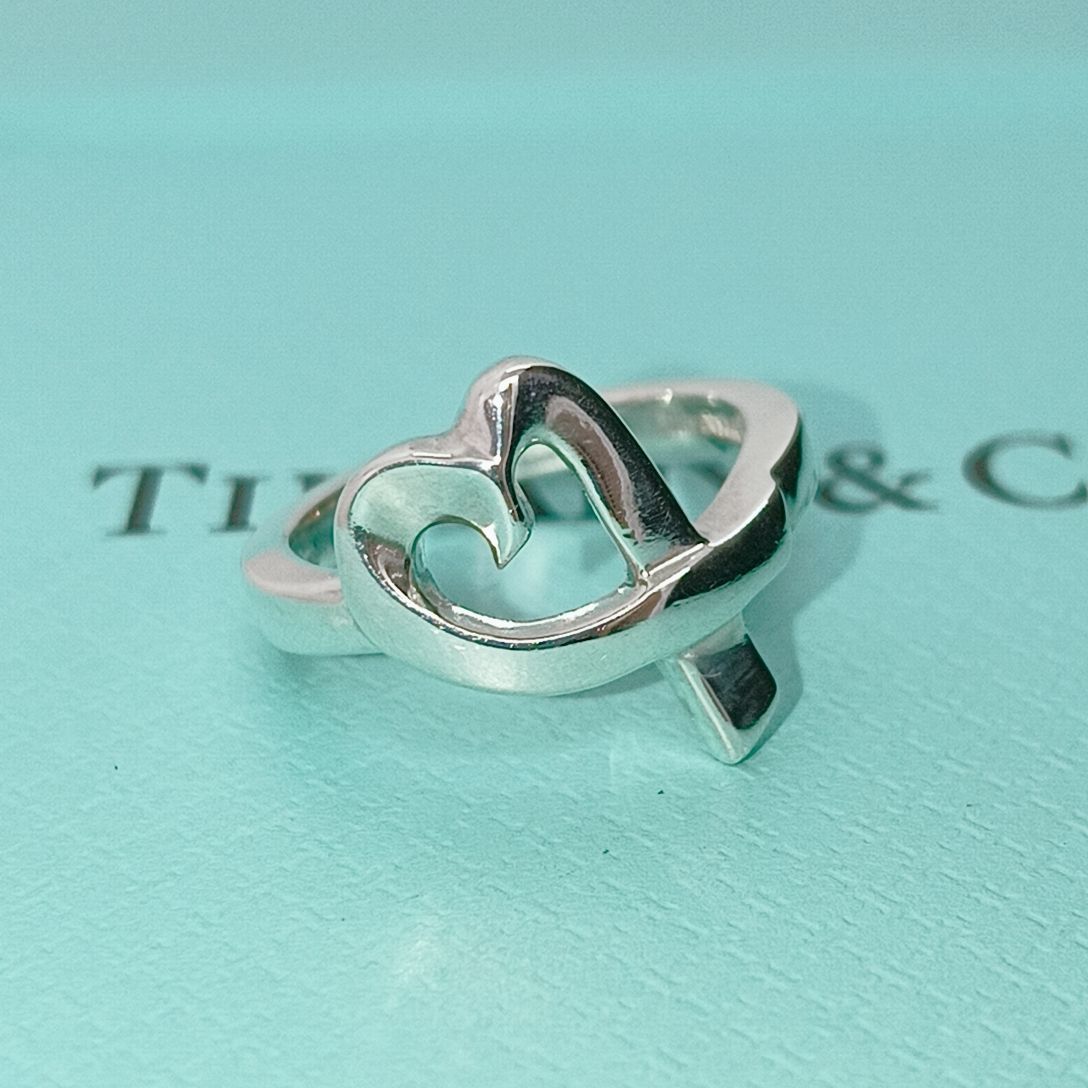 TIFFANY&Co. ティファニー リング トリプルハート シルバー 12号 箱