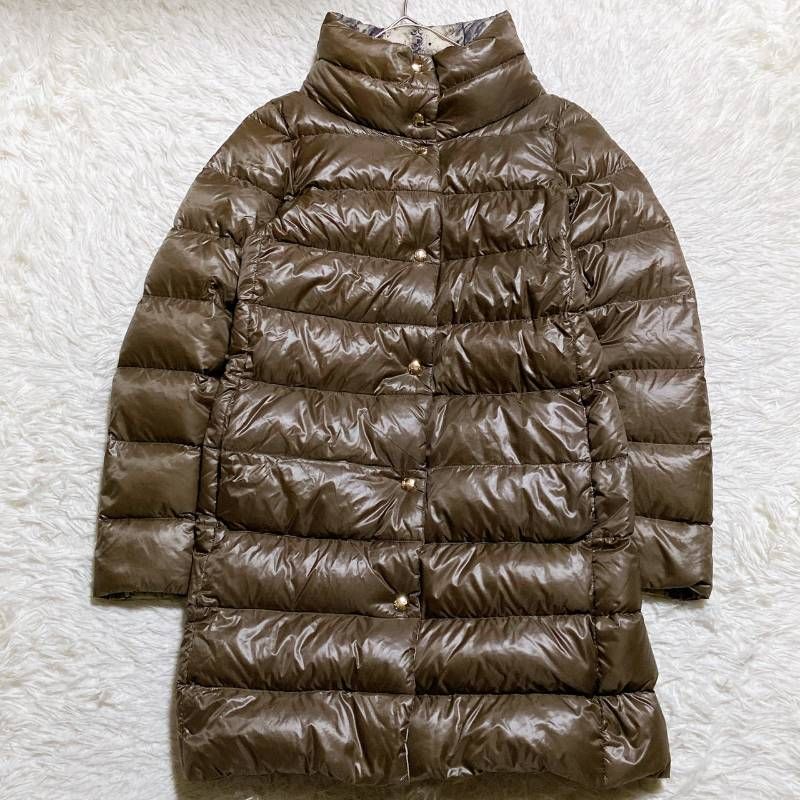 HERNO ヘルノ ダウンコート リバーシブル 総柄 チェック ブランド