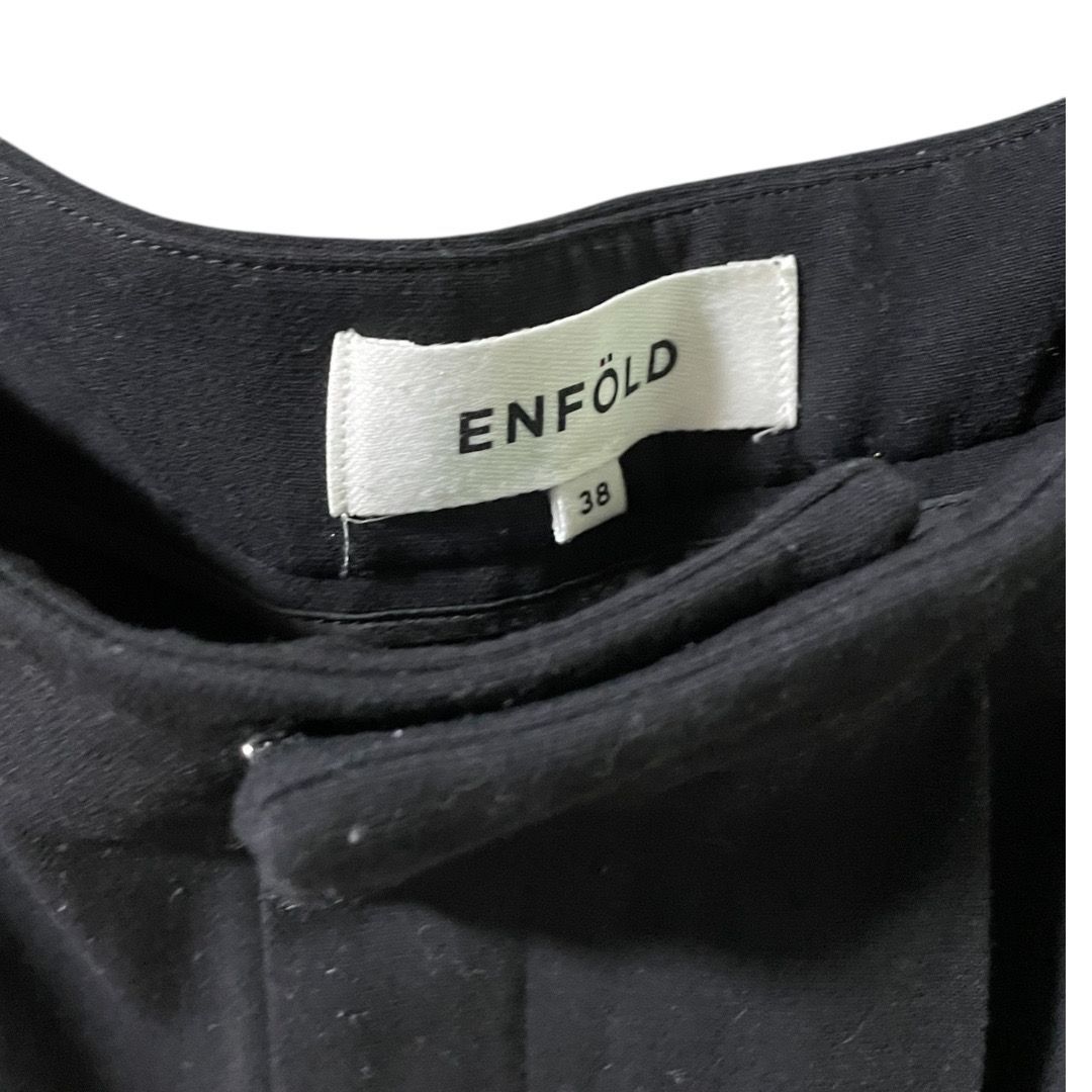 ENFOLD（エンフォルド）パンツ 黒 ブラック サイズ38 管理YA127 - メルカリ