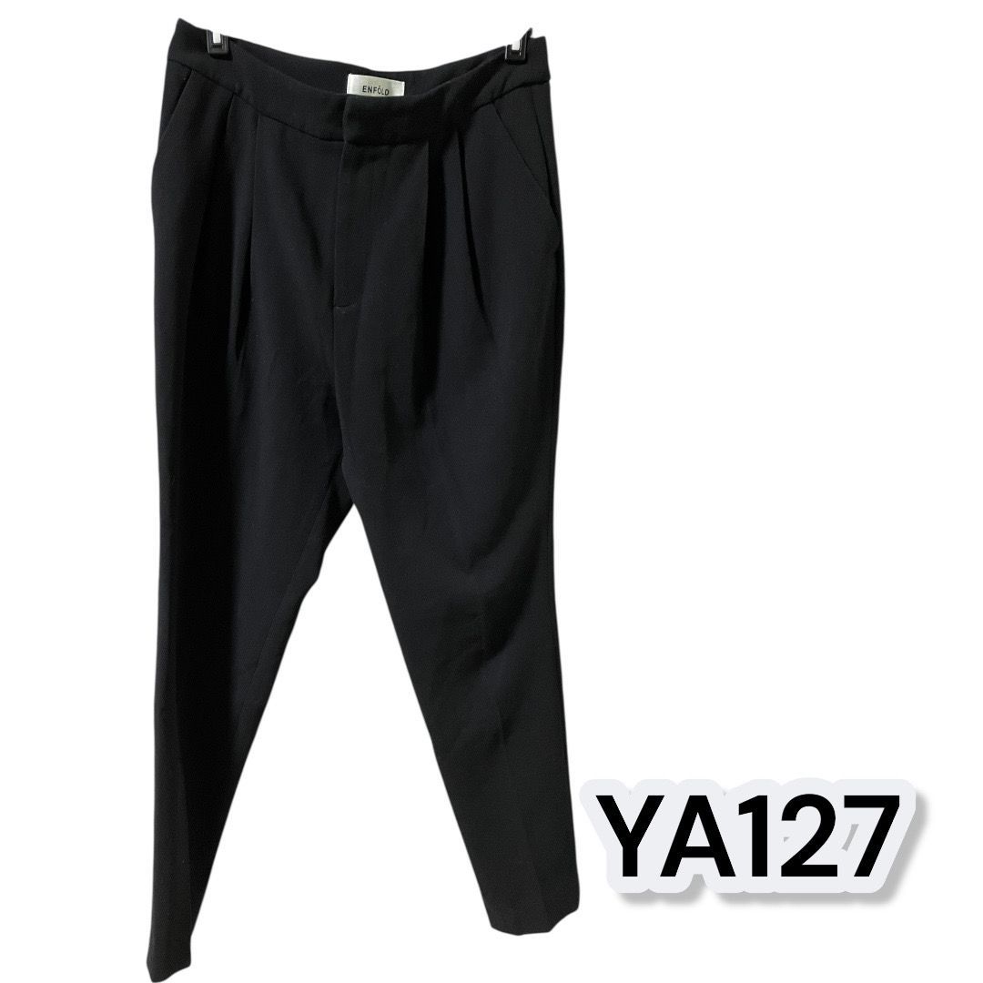 ENFOLD エンフォルド パンツ 黒 ブラック サイズ38 管理YA127